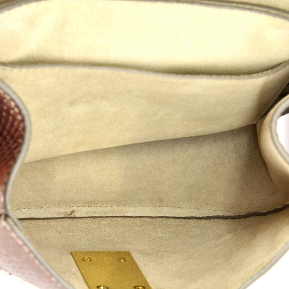 Chloe Mini Drew Crossbody Bag Python - Picture 5 of 8